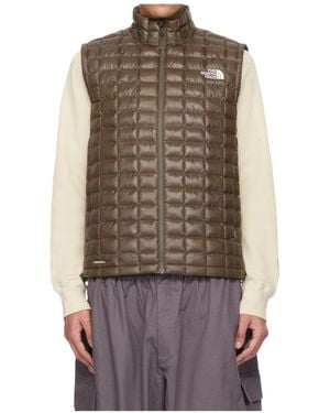 The North Face Warm Quilted Vest - Brown