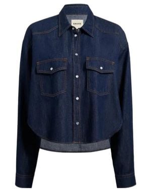 KHAITE Grenon Shirt - Blue