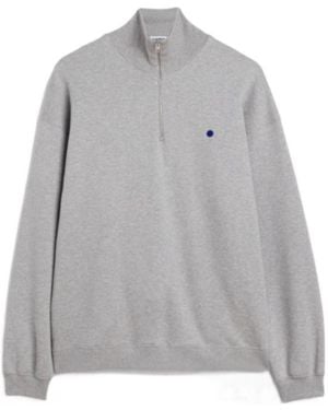 Jil Sander Cashmere Blend Zip-Up Sweatshirt - Gray