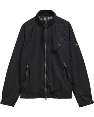 Barbour Stand-Collar Short Jacket - Black