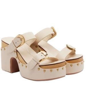 Zimmermann Platform Heel Sandals - Natural
