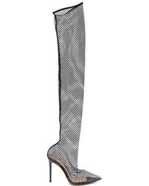 Gianvito Rossi Lipari 110Mm Knee-High Boots - White