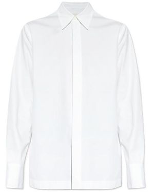 Jil Sander Buttoned Long-Sleeved Shirt - White