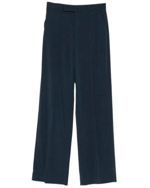 Patrizia Pepe Straight-Leg Trousers - Blue
