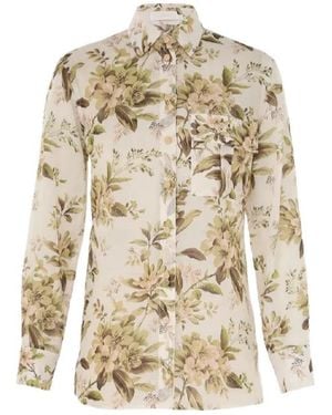 Zimmermann Floral Pocket Shirt - Natural