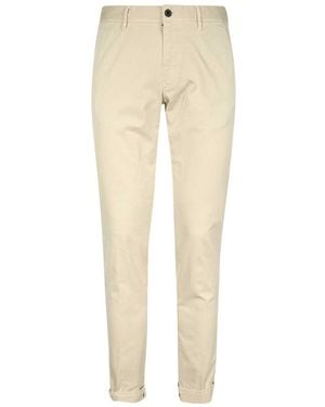 Incotex Waistband Loop Casual Pants - Natural