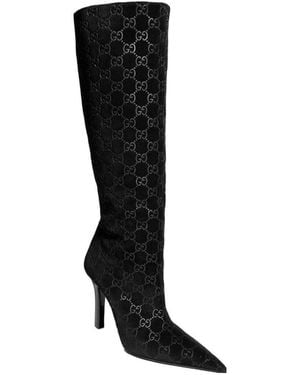 Gucci Horsebit Detail Boot - Black