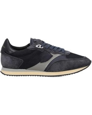 Philippe Model Round-Toe Sneakers - Blue