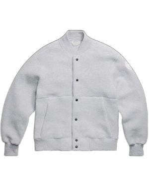 Canada Goose Hudson Fleece Bomber Label - Grey