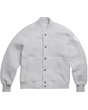 Canada Goose Hudson Fleece Bomber Label - Gray