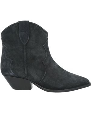 Isabel Marant Suede Ankle Boots - Black