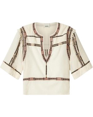 Isabel Marant Fiosa Blouse - Natural