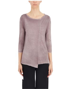 Avant Toi Long-Sleeved Jumper - Purple