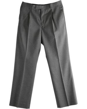 AURALEE Summer Twist Pora Slacks - Grey