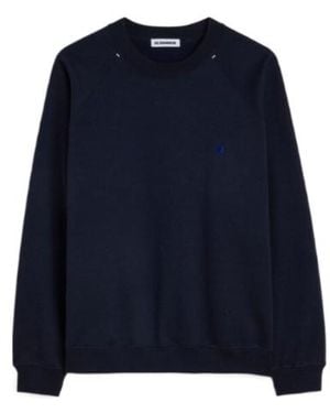Jil Sander Cashmere Blend Crew-Neck Sweatshirt - Blue