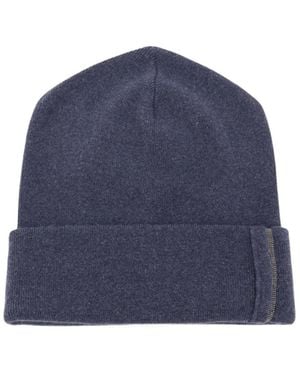 Brunello Cucinelli Cuffed Hat - Blue