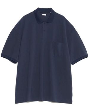 Nanamica Short-Sleeved Polo Shirt - Blue