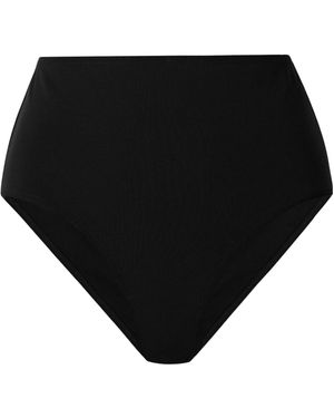 Nili Lotan High-Waisted Bikini Bottoms - Black