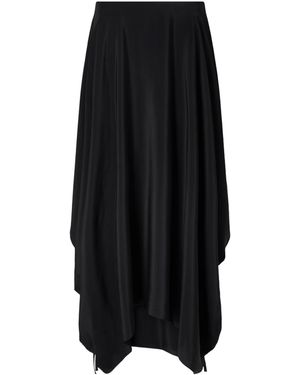 Sharon Wauchob Drawstring Midi Skirt - Black