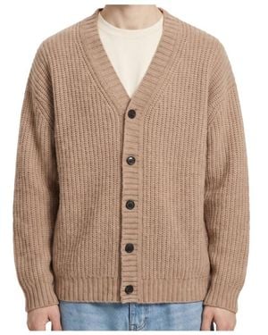 Roberto Collina V-Neck Cardigan - Brown