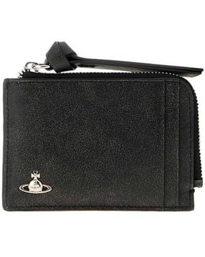 Vivienne Westwood Zippered Card Holder - Black