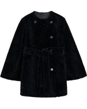 By Malene Birger Double-Faced Belted Coat - Black