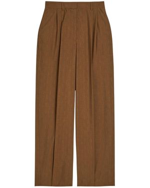 Stella McCartney Casual Striped Pants - Brown