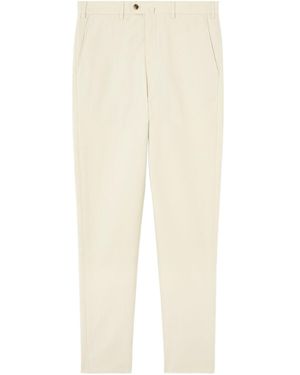 Loro Piana Belt-Loop Casual Trousers - White