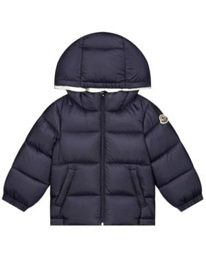 Moncler Long-Sleeved Cotton Jacket - Blue