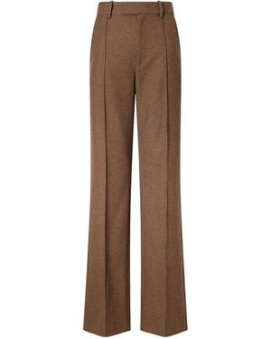 Nili Lotan Plaid Casual Trousers - Brown