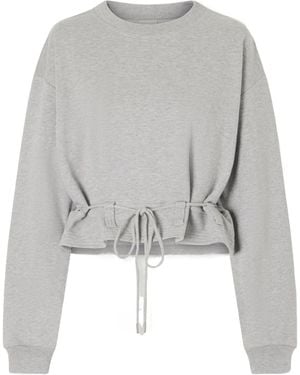 Dries Van Noten Cropped Sweatshirt - Grey