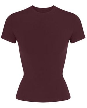 Skims Logo T-Shirt - Purple