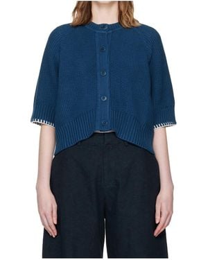 YMC Kwai Cardigan - Blue