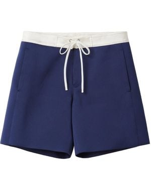 Miu Miu Satin Bermudas - Blue