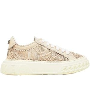 Casadei Off Road Chantilly Lace Low-Top Trainers - Natural