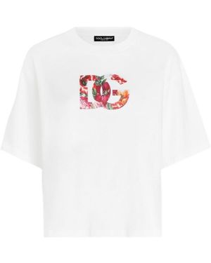 Dolce & Gabbana Short-Sleeved T-Shirt - White