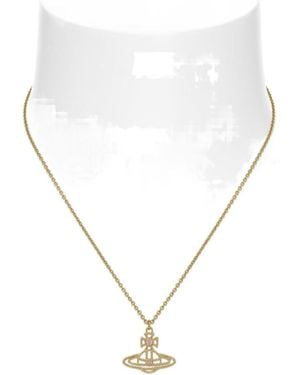 Vivienne Westwood Coretta Crystal Orb Necklace - White
