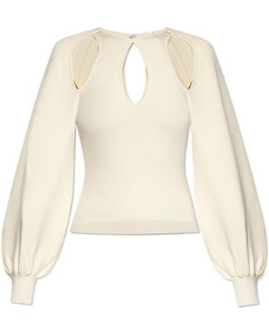 Chloé Bubble Sleeve Jumper - Natural