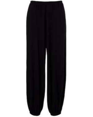 The Row Fiamma Cotton, Cashmere, And Silk Joggers - Black