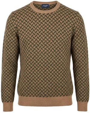 Drumohr Biscottino Sweater - Green