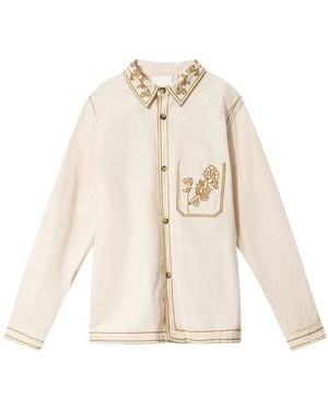 Isabel Marant Rudy Embroidered Shirt - Natural