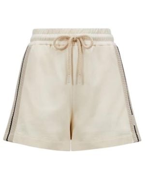Moncler Drawstring Track Shorts - Natural