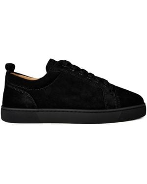 Christian Louboutin Lace-Up Front Low-Top Trainers - Black