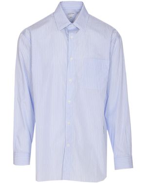 Bottega Veneta Stripe Poplin Shirt - Blue
