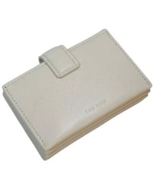 The Row Logo Card Holder - White