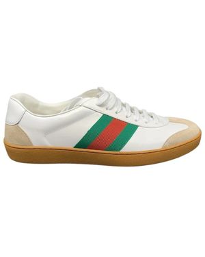 Gucci Web Stripe Low-Top Trainers - Green