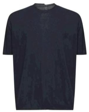 Uma Wang Short-Sleeved Knit Top - Blue