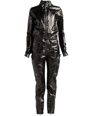 Rick Owens Jumpsuit Cotton, Elastane, Rubber - Black
