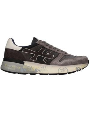 Premiata Lace-Up Sneakers - Black