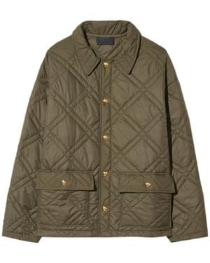 Nili Lotan Quilted Casual Jacket - Green